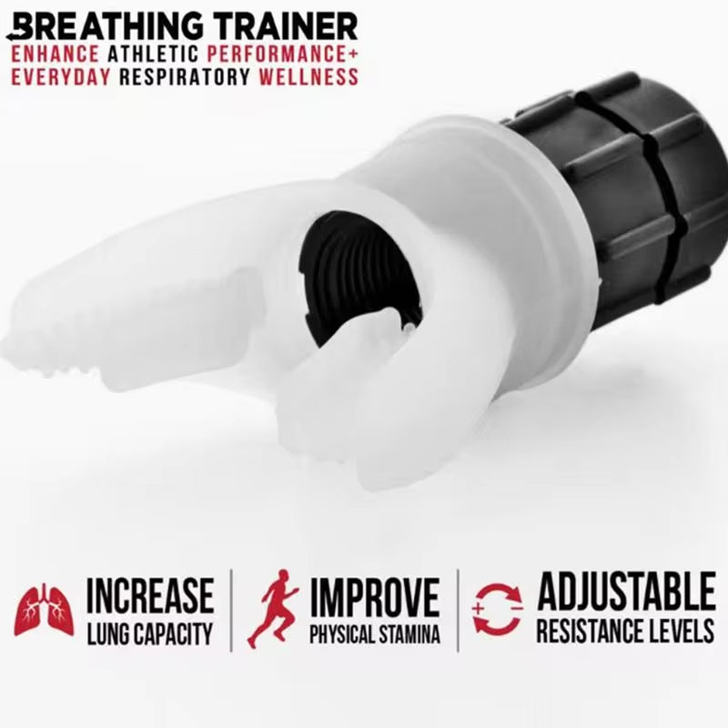 Breathing Trainer Exercise Lung Face Mouthpiece Respirator Fitness Equipment for Household Healthy Care Accessories